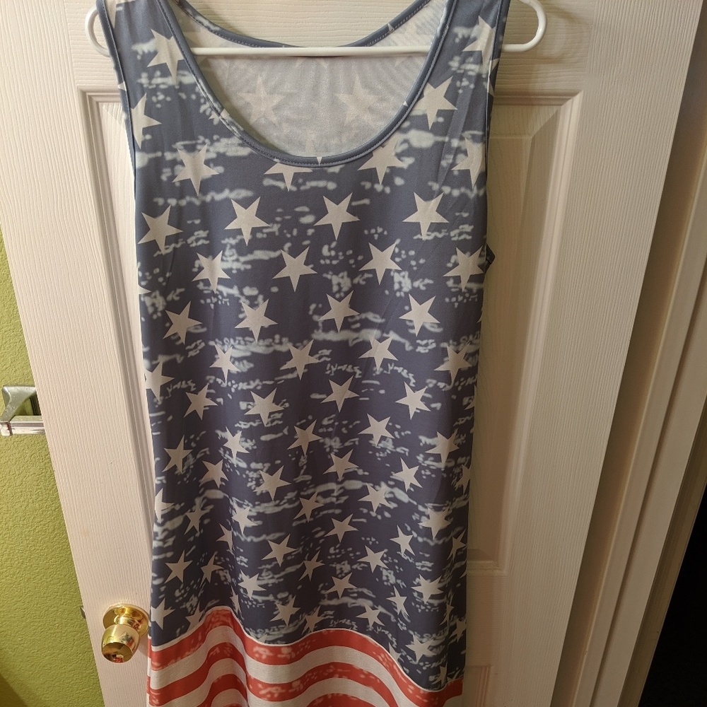 American Flag Maxi dress
